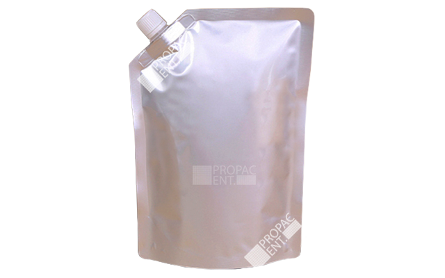 spout stand pouch aluminium glossy 1000ml(1 Litre)
