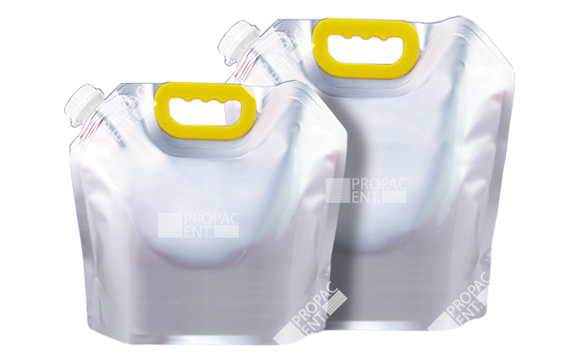 spout stand pouch aluminium glossy 4500ml(4.5Litre) & 9500ml(9.5Litre)
